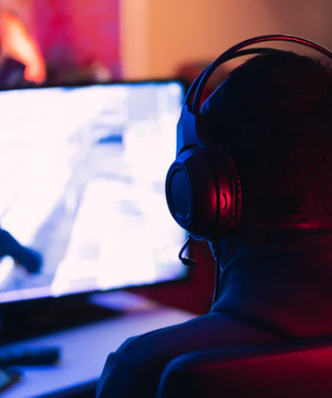 Playing video games